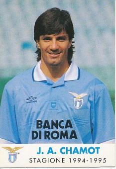 Jose Chamot  Lazio Rom  Fußball Autogrammkarte 