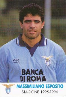 Massimiliano Esposito  Lazio Rom  Fußball Autogrammkarte 