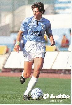 Diego Fuser  Lazio Rom  Fußball Autogrammkarte 