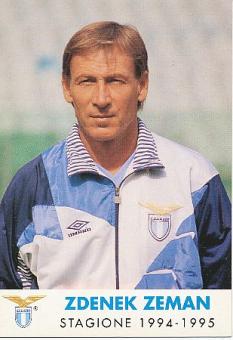 Zdenek Zeman  Lazio Rom  Fußball Autogrammkarte 