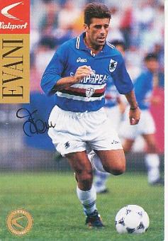 Alberico Evani  Sampdoria Genua  Fußball Autogrammkarte 