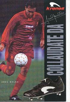 Abel Balbo   AS Rom  Fußball Autogrammkarte Druck signiert 