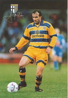 Abel Balbo   AC Parma  Fußball Autogrammkarte Druck signiert 