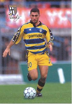 Paolo Vanoli  AC Parma  Fußball Autogrammkarte Druck signiert 