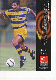 Paolo Vanoli  AC Parma  Fußball Autogrammkarte 
