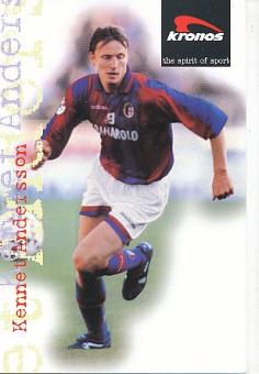 Kennet Andersson  FC Bologna  Fußball Autogrammkarte 