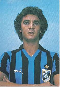 Evaristo Beccalossi  Inter Mailand  Fußball Autogrammkarte 