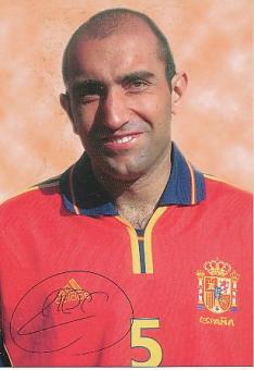 Abelardo   Spanien  Fußball Autogrammkarte Druck signiert 