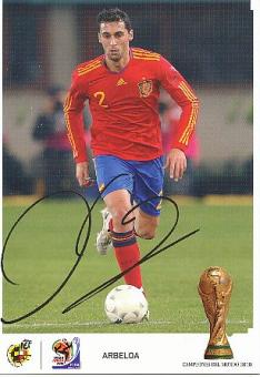 Alvaro Arbeloa  Spanien  Fußball Autogrammkarte Druck signiert 