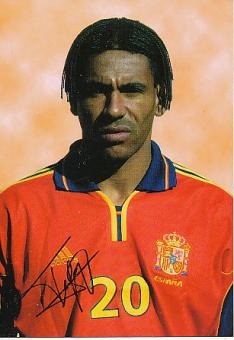 Vicente "Engonga" Mate  Spanien  Fußball Autogrammkarte Druck signiert 