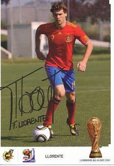 Fernando Llorente  Spanien  Fußball Autogrammkarte Druck signiert 