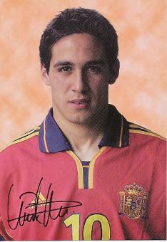 Vicente  Spanien  Fußball Autogrammkarte Druck signiert 
