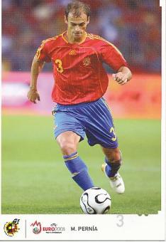 Mariano Pernia  Spanien  Fußball Autogrammkarte 