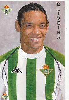 Ricardo Oliveira  Betis Sevilla  Fußball Autogrammkarte 