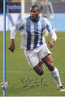 Julio Baptista  FC Malaga  Fußball Autogrammkarte Druck signiert 