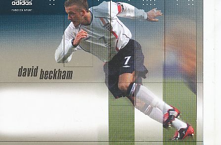 David Beckham   England  Fußball Autogrammkarte 