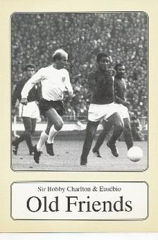 Sir Bobby Charlton   England  Fußball Autogrammkarte 