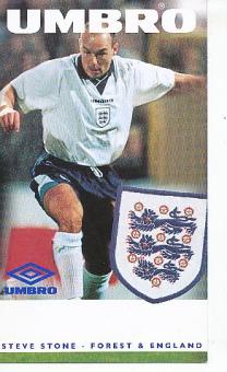 Steve Stone  England  Fußball Autogrammkarte 