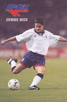Dennis Wise  England  Fußball Autogrammkarte 