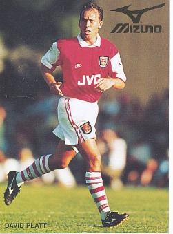 David Platt   FC Arsenal London  Fußball Autogrammkarte 