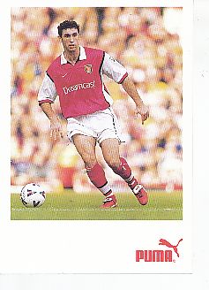 Martin Keown  FC Arsenal London  Fußball Autogrammkarte 