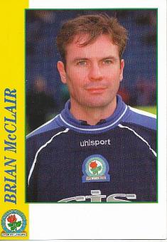 Brian McClair   Blackburn Rovers  Fußball Autogrammkarte 