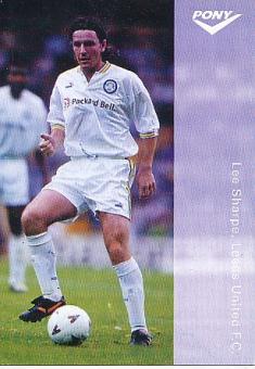 Lee Sharpe  Leeds United  Fußball Autogrammkarte 
