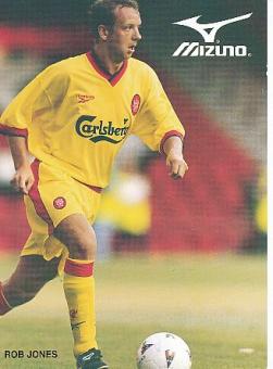 Rob Jones  FC Liverpool  Fußball Autogrammkarte 