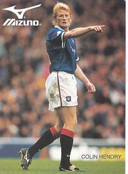 Colin Hendry  Glasgow Rangers  Fußball Autogrammkarte 