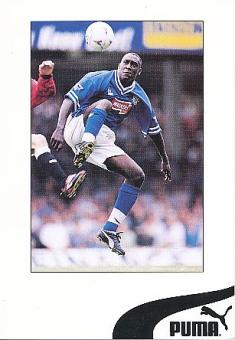 Emile Heskey  Leicester City  Fußball Autogrammkarte 