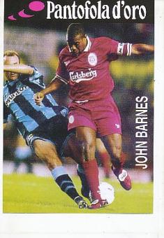 John Barnes  FC Liverpool  Fußball Autogrammkarte 
