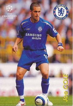 Joe Cole  FC Chelsea London  Fußball Autogrammkarte 