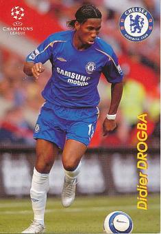 Didier Drogba   FC Chelsea London  Fußball Autogrammkarte 