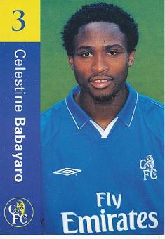 Celestine Babayaro   FC Chelsea London  Fußball Autogrammkarte 