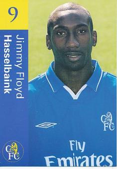 Jimmy Floyd Hasselbaink   FC Chelsea London  Fußball Autogrammkarte 