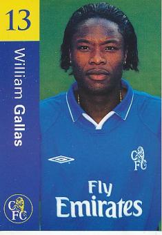 William Gallas   FC Chelsea London  Fußball Autogrammkarte 