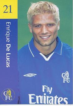 Enrique De Lucas  FC Chelsea London  Fußball Autogrammkarte 