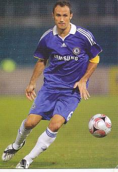 Ricardo Carvalho  FC Chelsea London  Fußball Autogrammkarte 