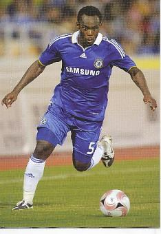 Michael Essien  FC Chelsea London  Fußball Autogrammkarte 