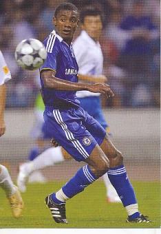 Florent Malouda  FC Chelsea London  Fußball Autogrammkarte 