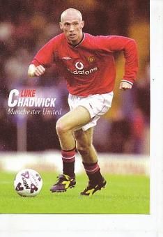 Luke Chadwick   Manchester United  Fußball Autogrammkarte 