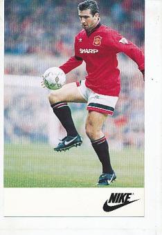 Eric Cantona   Manchester United  Fußball Autogrammkarte 