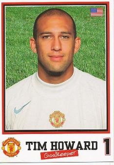 Tim Howard   Manchester United  Fußball Autogrammkarte 