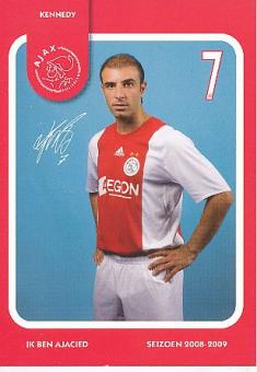 Kennedy Bakırcıoğlu  Ajax Amsterdam  Fußball Autogrammkarte Druck signiert 