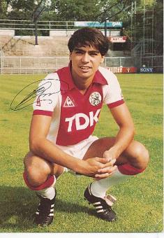 Sonny Silooy  Ajax Amsterdam  Fußball Autogrammkarte Druck signiert 