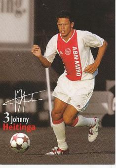 Johnny Heitinga  Ajax Amsterdam  Fußball Autogrammkarte Druck signiert 