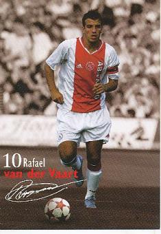 Rafael van der Vaart  Ajax Amsterdam  Fußball Autogrammkarte Druck signiert 