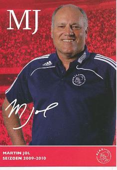 Martin Jol  Ajax Amsterdam  Fußball Autogrammkarte Druck signiert 