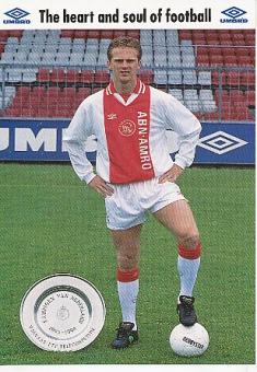 John van De Brom  Ajax Amsterdam  Fußball Autogrammkarte 