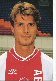 Brian Laudrup  Ajax Amsterdam  Fußball Autogrammkarte 